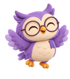 Owl, smiling